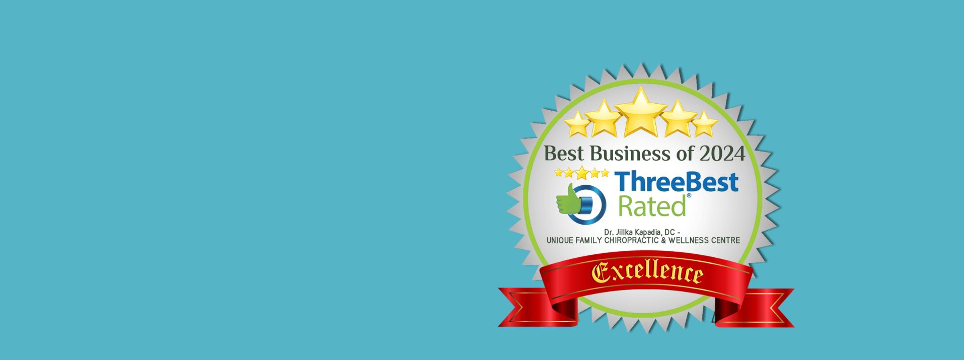 Awarded ThreeBest Rated® Chiropractors in Ajax
7 years in a row